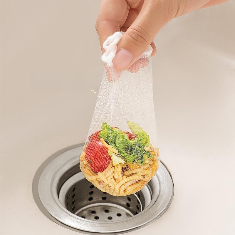100pcs Disposable Kitchen Sink Strainer Filter Bag Drain Filter Net For Sink Drainage Food Residue Filter Mesh Bag