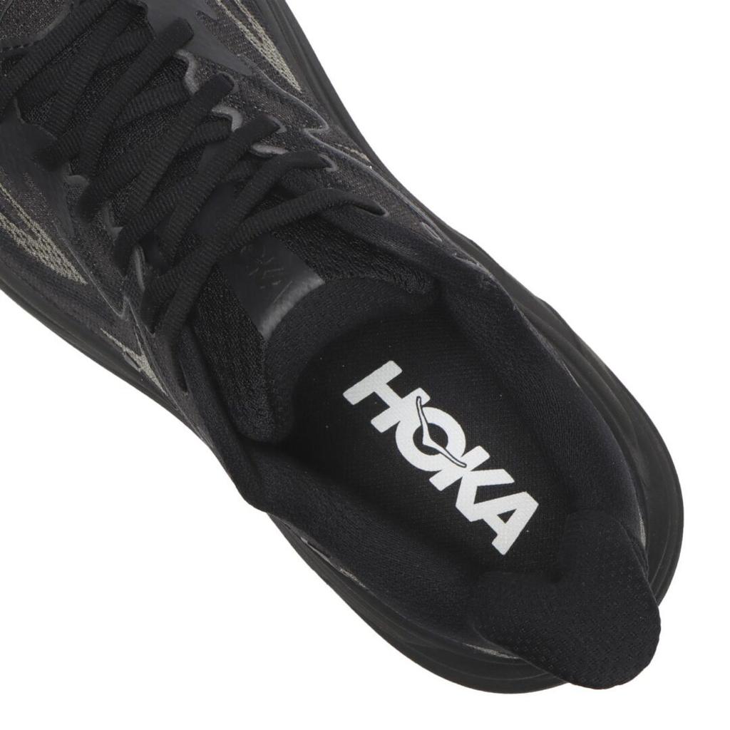 1162030-BBLC Hoka Clifton 10 Black Black (Men's)