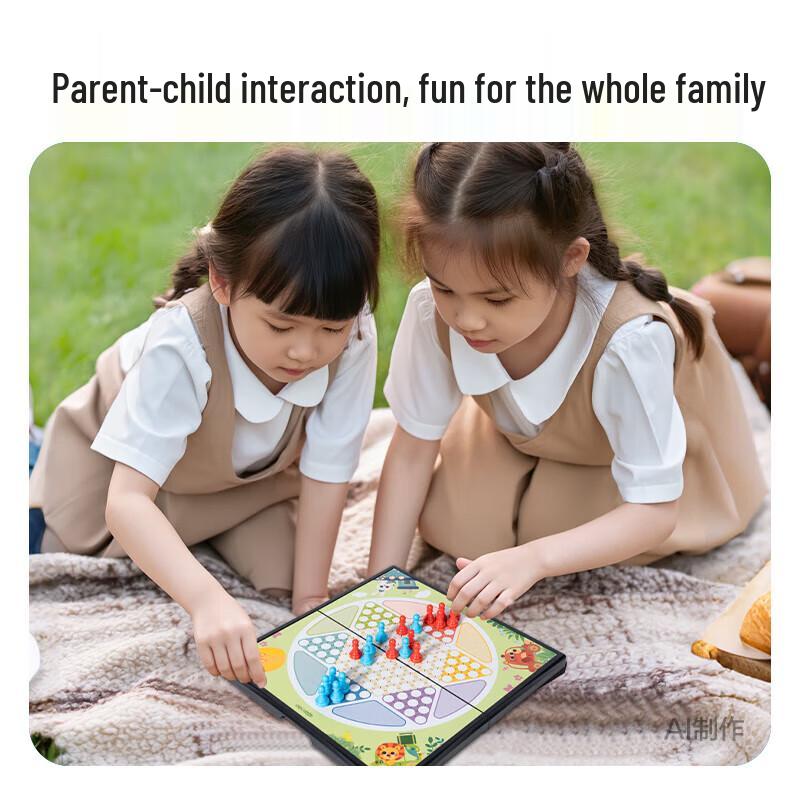 Deli Magnetic Checkers Game Set