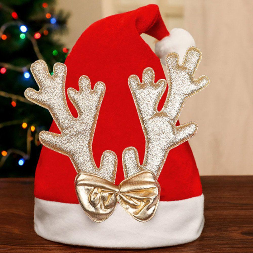 Christmas Gift Classic Cartoon Festival Supplies Plush Santa Claus Cap Christmas Hat