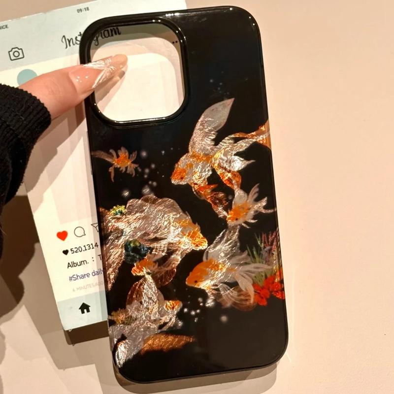 Luckly Koi Goldfish Fish Carp Girls Women Phone Case For Xiaomi 14T 13T Pro 14Tpro 11 Lite 5G NE Shockproof Bumper Fundas Cover