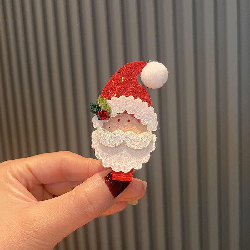 Christmas Hair Clips for Kids: Cute Cartoon Side Clips for Baby and Little Girl Hair Accessories