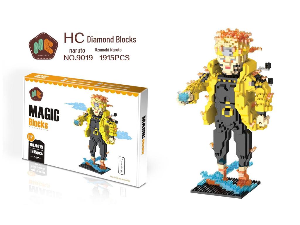 Classic Game Dinosaur Shape Building Blocks - Yoshi & Mario