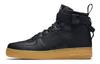 Sf Air Force 1 Mid Black Gum 917753-003
