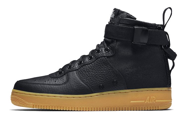 

Nike Sf Air Force 1 Mid Black Gum 917753-003 38.5