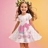 New Summer Girl Hot Dress My Melody Cute 3D Print Children's Clothing Cute Fashion Princess Cartoon Comfortable Birthday Gift