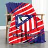 Atletico Madrid Personalized Name Blanket Lightweight Customizable Blanket Soft Warm Cozy Throw For Chair Living Room Sofa Livingroom for All Occasion