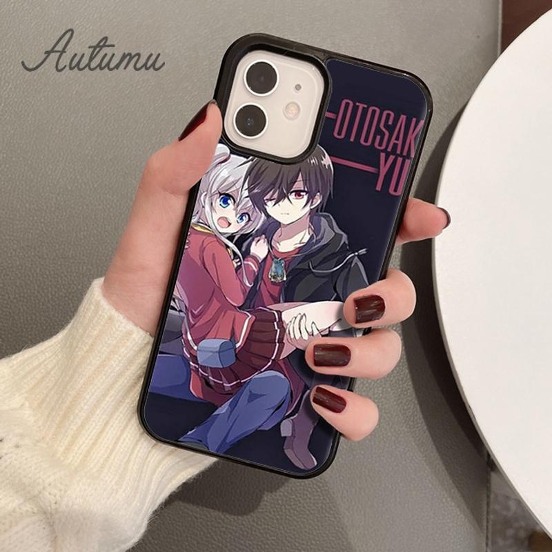 Charlotte Anime Phone Case for iPhone 11 12 13 14 Pro Max Mini X XR XS SE 2020 5 6S 7 8 Plus Samsung Galaxy S21 S22 Cover Shell