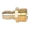 High Pressure Washer Brass-Connector Washing Adapter M22x1.5 Quick Connection 2x