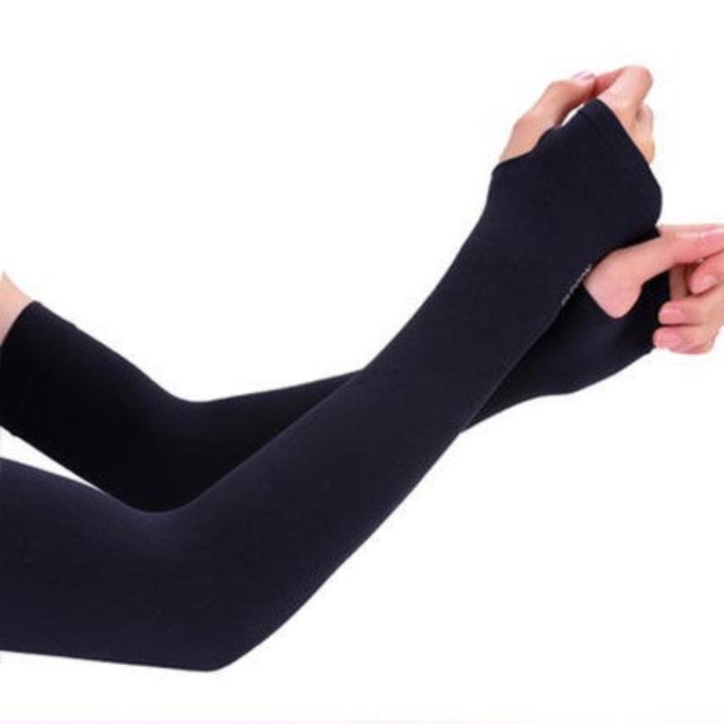 

Унисекс, защита рук, теплые рукава для женщин и мужчин, спортивные рукава, защита от солнца и ультрафиолета, чехол для рук, поддержка бега, рыбалки, езды на велосипеде, лыж B чёрный