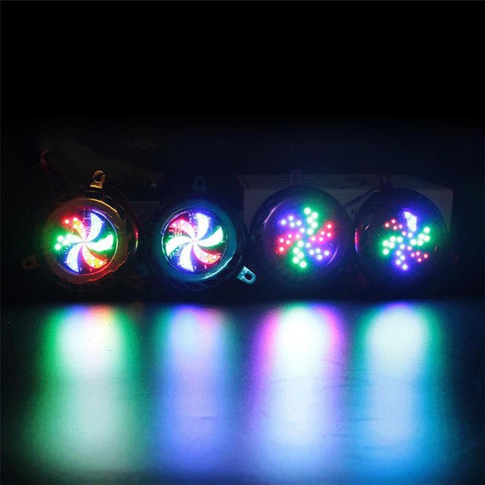 Cubierta Air Blade para Motocicleta Protector de Calor para Radiador Cubierta Protectora con Luz LED Colorida Cubierta para Radiador Rejilla Protectora para Ventilador Rotatorio