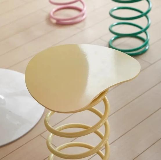 Macaron Sofa Table Coffee Table Spring Living Room Tea Table Ancient Simple Personality Change Shoe Stool  Living Room Furniture