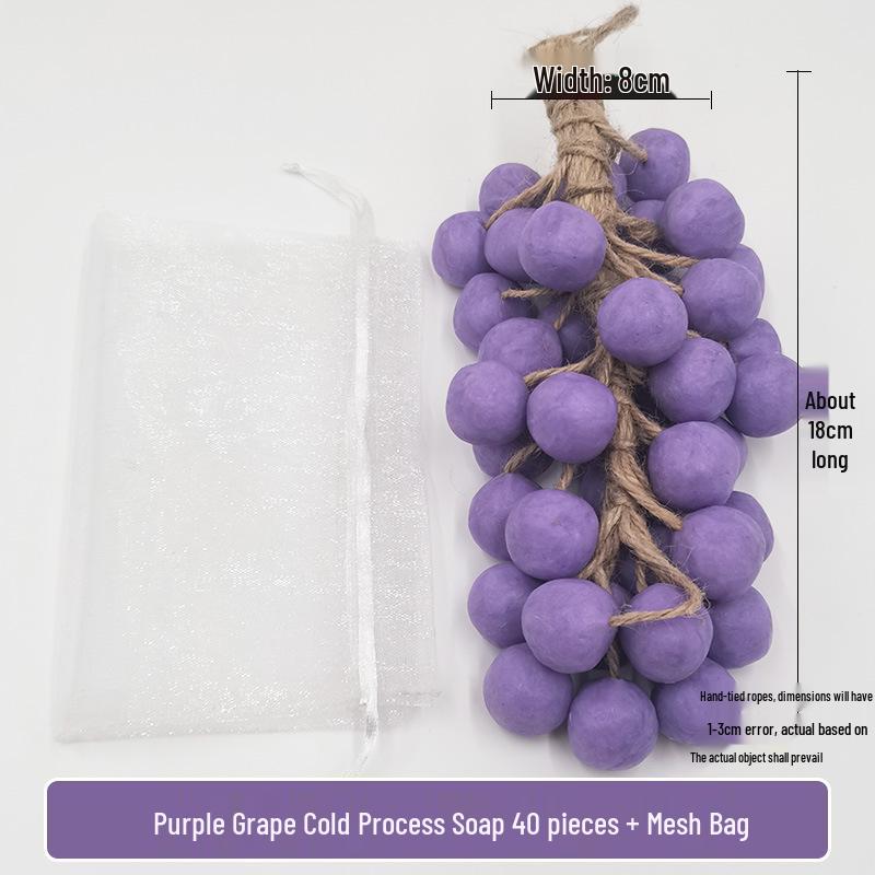 Handmade Cold Process Imitation Grape Soap – Creative Bath Soap