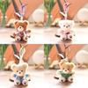 Cute Animal Plush Doll With Pp Cotton Filling For Bag Decor And Gift