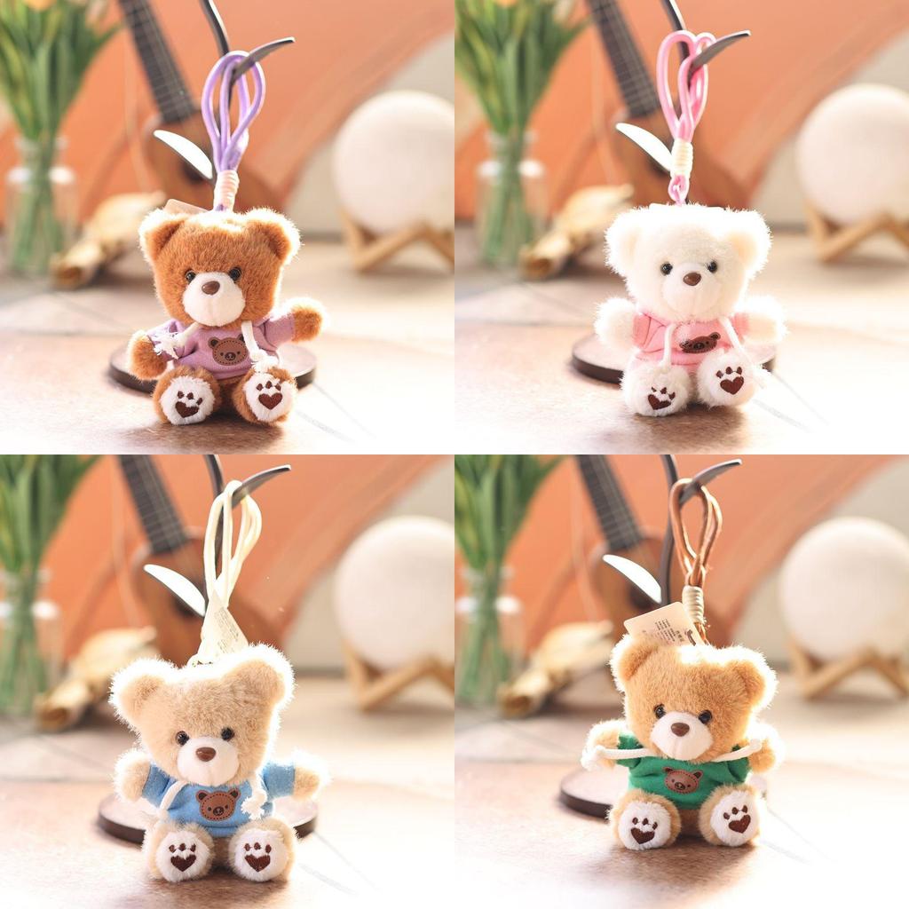 Cute Animal Plush Doll With Pp Cotton Filling For Bag Decor And Gift