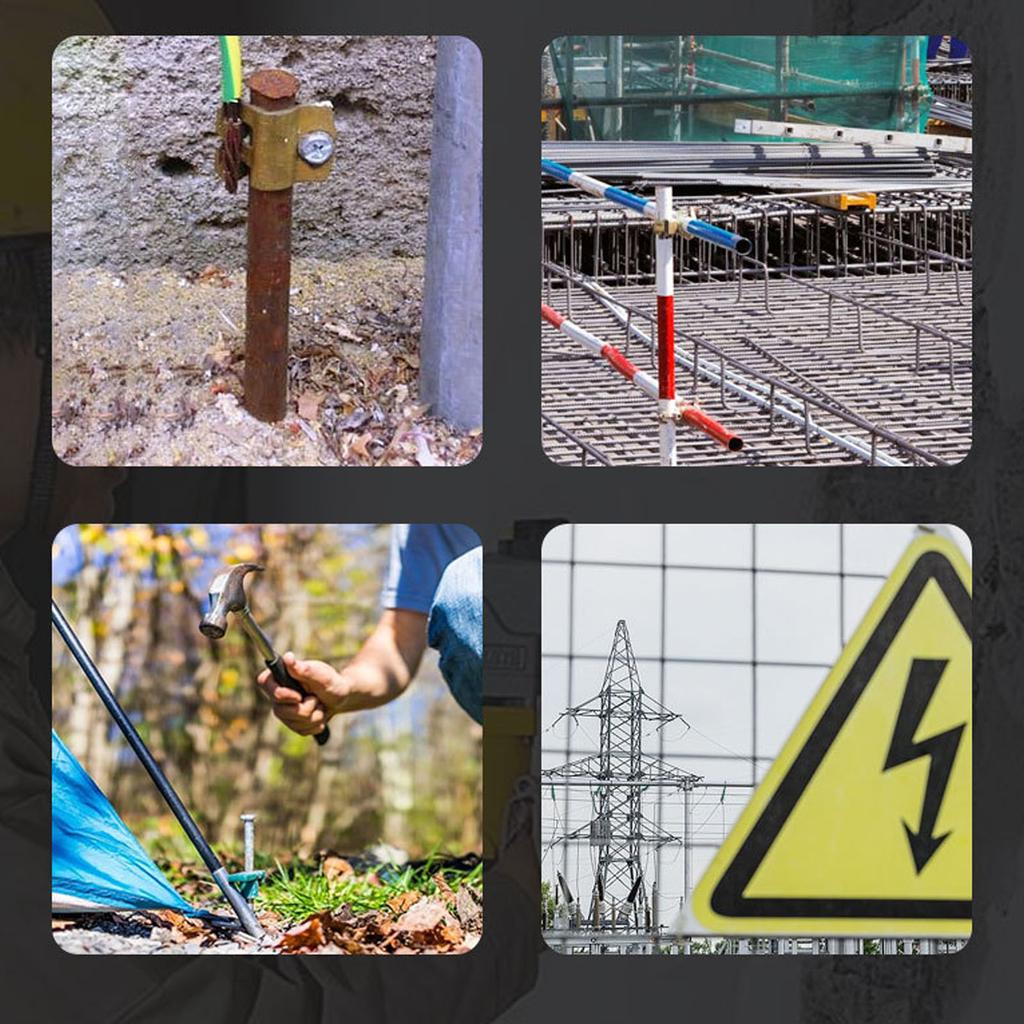 Plus Ground Rod Driver Adapter For Rod Industrial Steel Tool For Plus Hammer Drills Wear Resistant