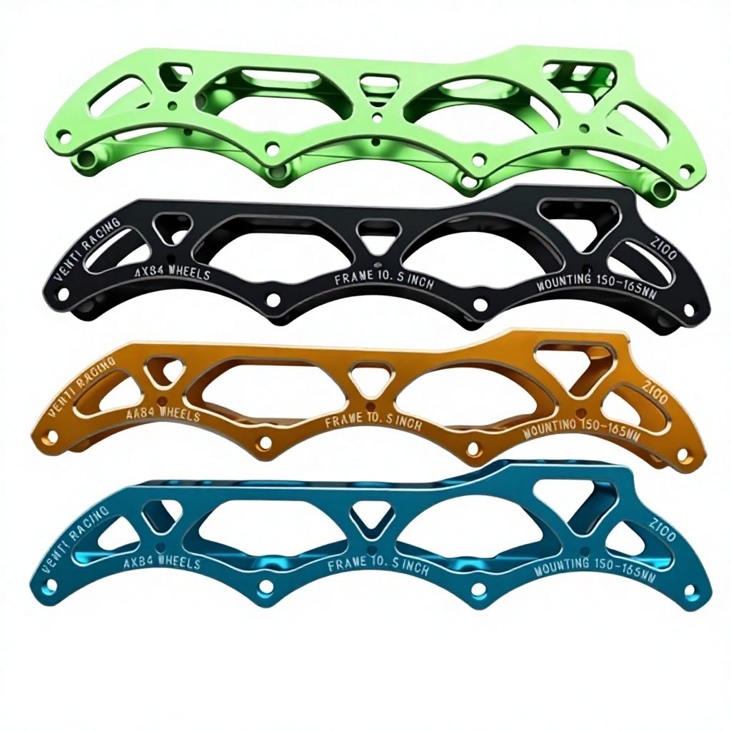 ZICO Speed Skating Knife Holder Roller Skate Bracket Inline Skating Polyurethane Wheels 4*84 Four-Wheel Inline Roller 150-165MM 484150-165mm pitch