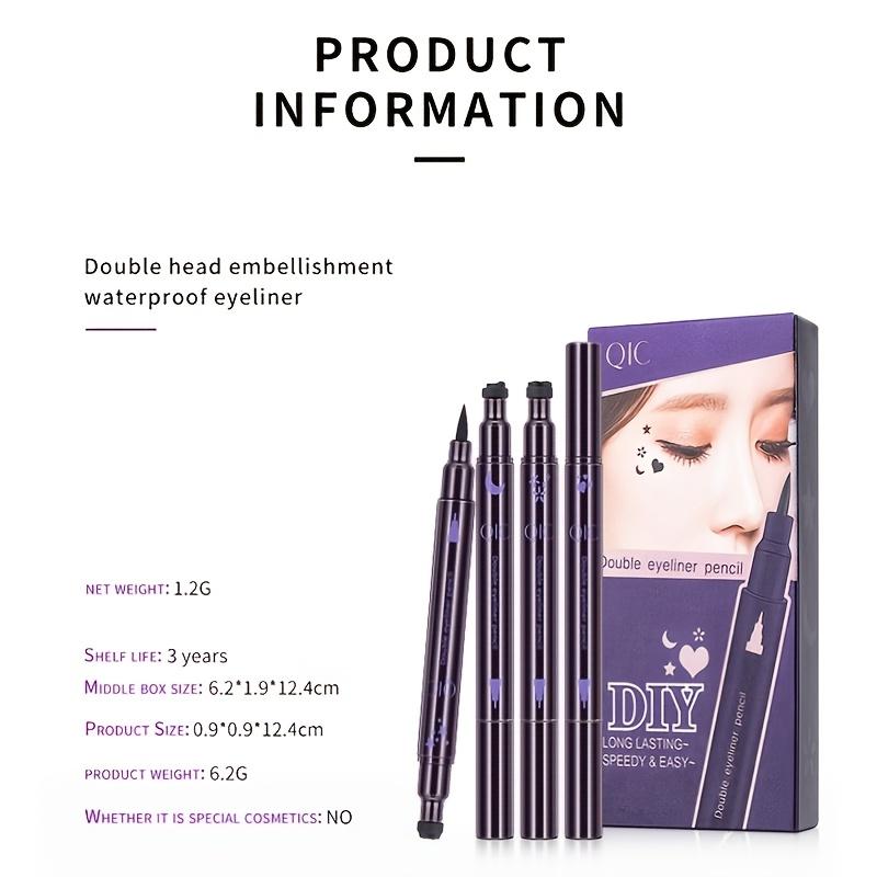 Star Moon Double-headed Embellished Eyeliner Seal Waterproof Quick-drying Long-lasting Makeup No Smudged Eyeliner