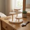 Wood Disc Display Rack Art 3 Tier Stand ThreeTier Jewelry for Showcase, Product