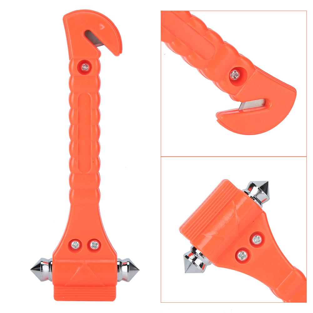 2 In 1 ABS Multifunction Seat Belt Cutter Escape Window Breaker Car Emergency Safety Hammer with Bracket