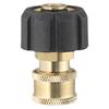 Kupfer 1/4 Zoll Hochdruck-Schnellkupplung Autowascherausgang Wasserpistole Hydraulische Kupplungen Kupplungen M22 14mm Innengewinde