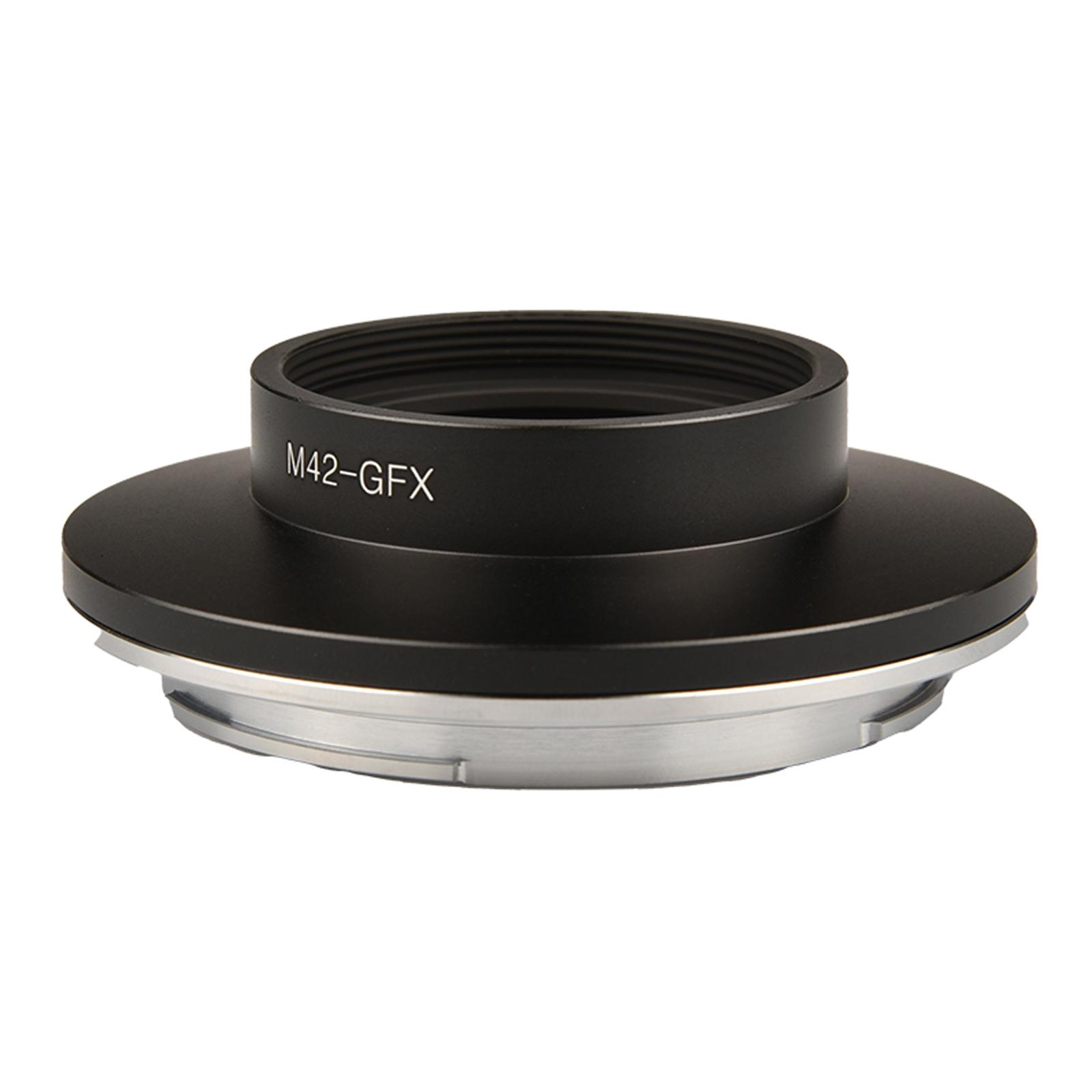

Переходное кольцо M42-GFX для объектива с креплением M42 на крепление Fujifilm GFX G для среднеформатной камеры Fuji GFX50S GFX50R GFX100