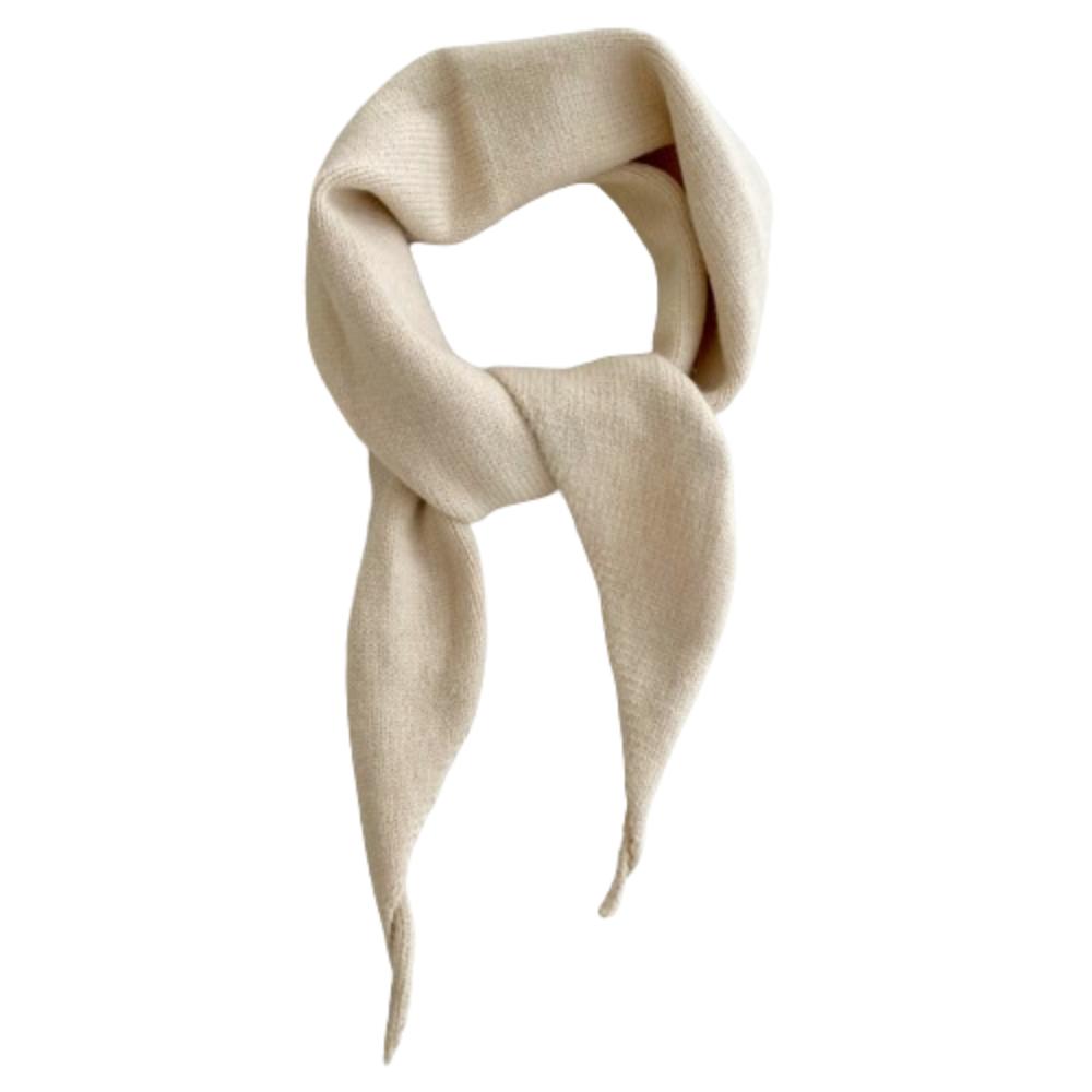 Korean Style Knitted Triangle Scarf Windproof Women Cashmere Shawl Winter Cashmere Scarves  Girls