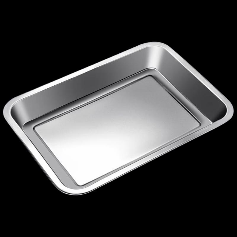 Jinjinlin 304 Stainless Steel Square Deep Serving Tray Set