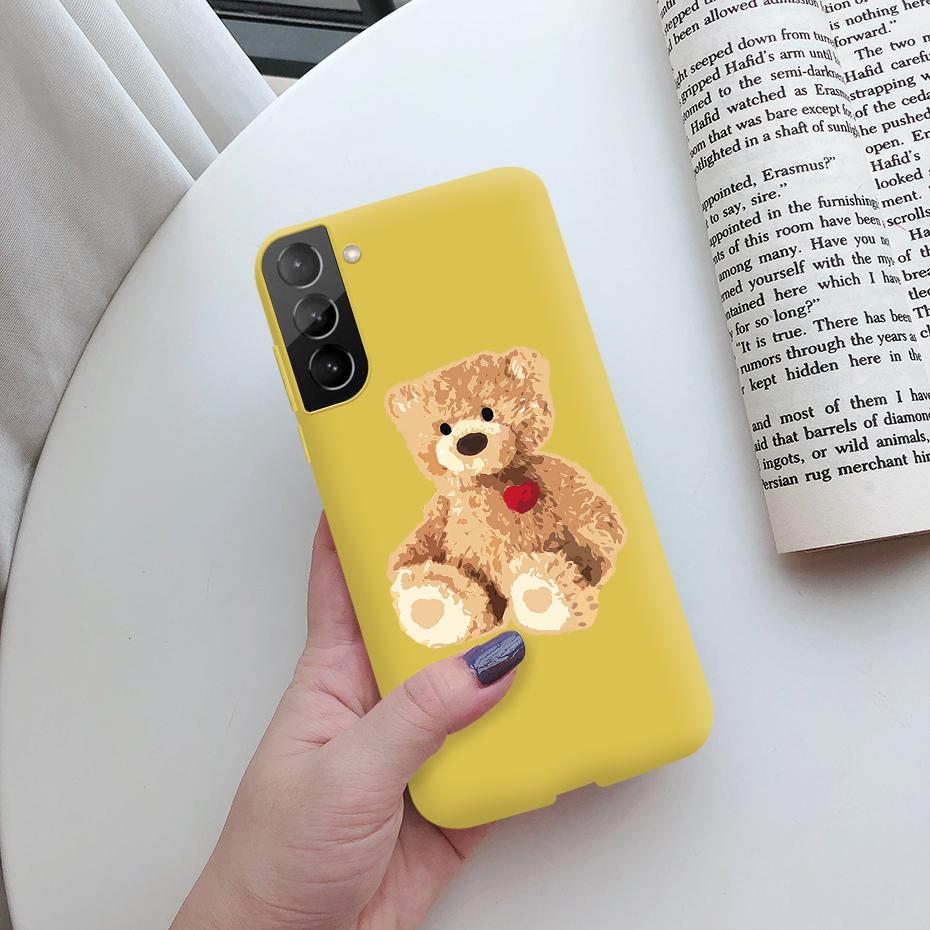 For Samsung Galaxy S21 Plus Ultra 5G Case Cute Painted Silicone Soft Protective Phone Cover for Samsung S 21 S21 plus ultra Case