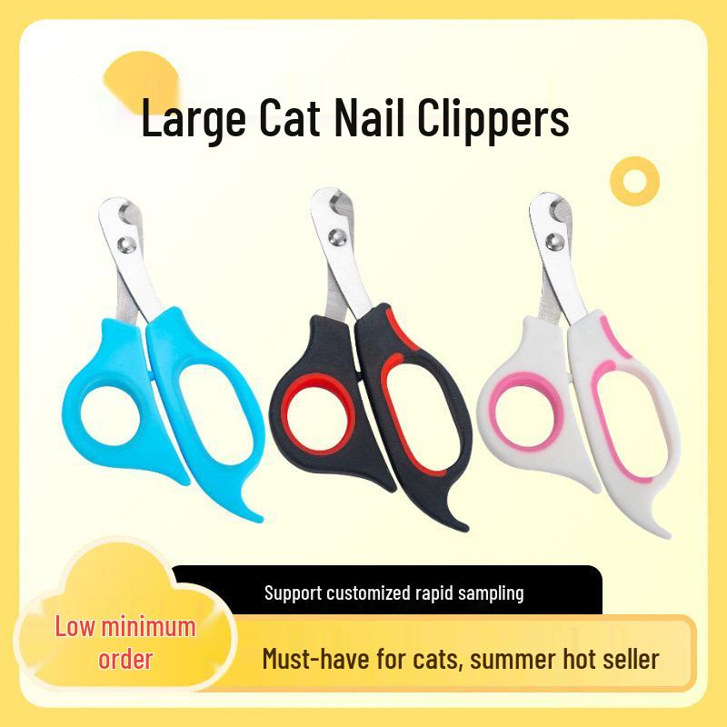 

Large Cat Nail Clippers with Pliers and Card Packaging Single Scissors in OPP Bag