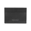 Logo Print Grain Calfskin Card Holder Men Accessories Black 551811VMA828803