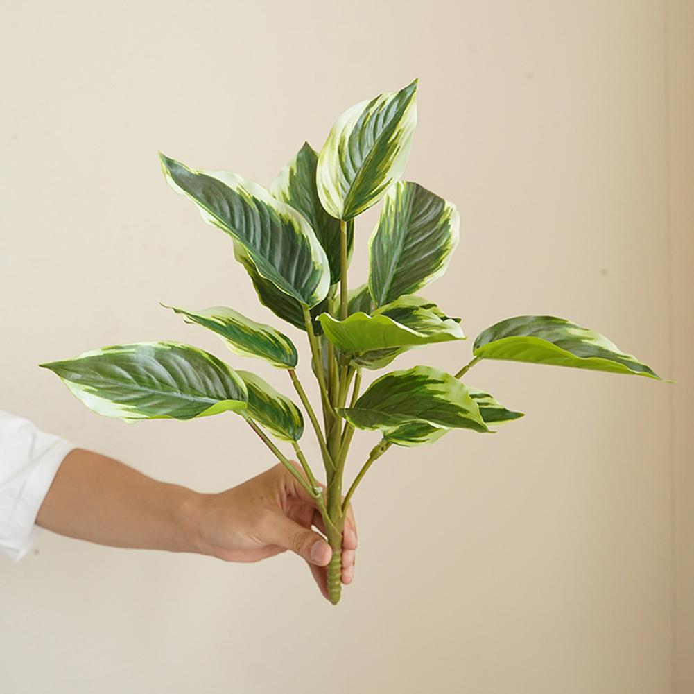 Fake Evergreen Bendable Shape Artificial Green Plants For Living Room Shopping Mall Hotel Restaurant Decor