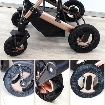 Baby Stroller Wheel Covers Stroller Wheel for Durable Protection Cover Stroller Tire Dustproof Cover Pushchair Wheel Prote