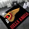 Hell Angels Vintage Motorcycle Doormat Non Slip Bathroom Toilet Mats Bedroom Rug Nordic Home Decor