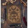 Book Of Shadows Leather Grimoire Leather Journal Magisk bok Celtic journal