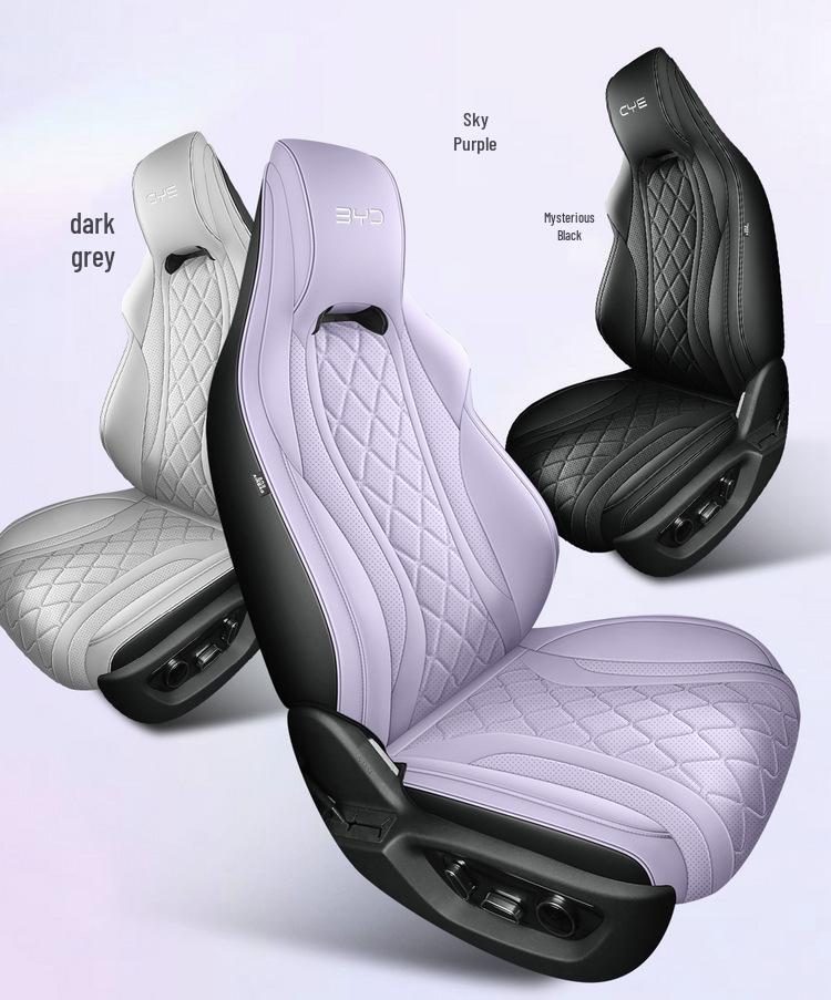 BYD Sea Lion Universal Car Seat Cushion - New Model, Full Leather, All-Season