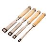 Chisel Set for Woodworking 4 Pcs with Thicker Blades Ready To Use Out of Box for Efficient Carving and Shaping