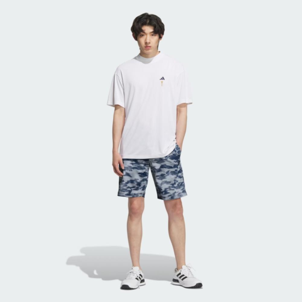 Adidas Golf 25SS Men S Print Golf ShortS Navy Jf6323