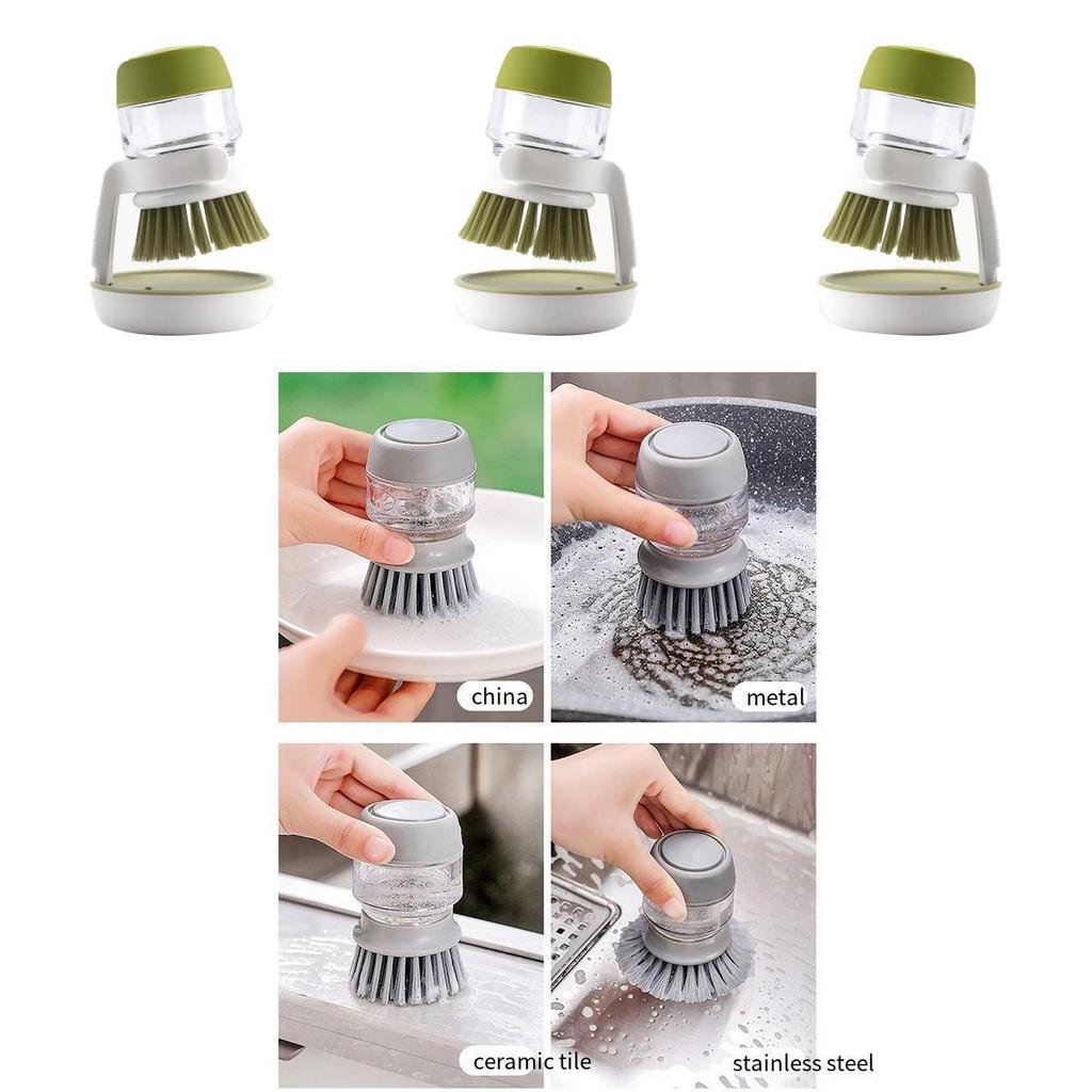 Küchenschrubbwerkzeug mit automatischer Seifenspülung für effiziente Reinigung