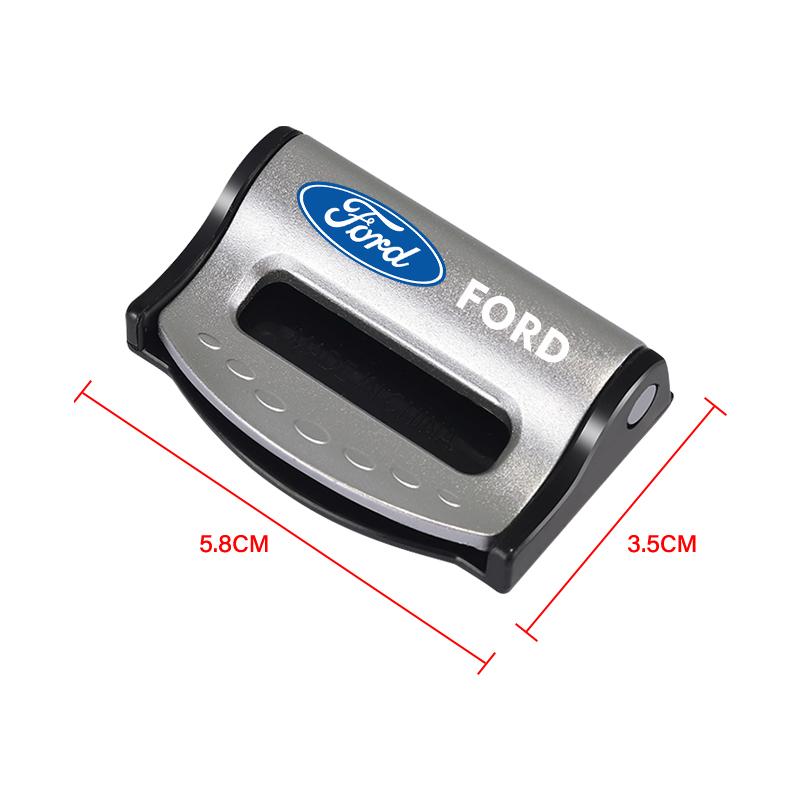 2Pcs Car Safety Seat Belt Buckle Clip Seatbelt Stopper Adjuster Clip For Ford Focus Mondeo Kuga Fiesta MK7 Escort Explorer Edge 2 4 MK2 MK4
