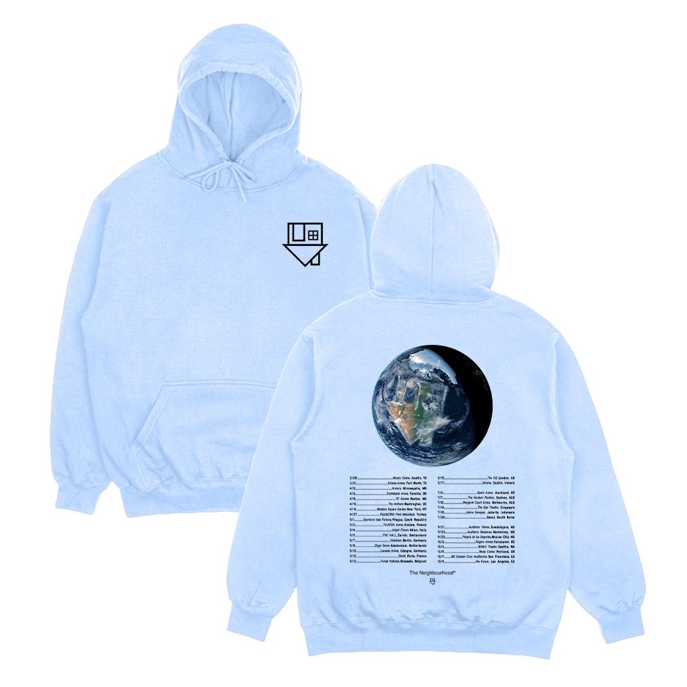 The Neighbourhood The Wourld Tour 2026 Mikiny Hip Hop Wiped Out! Grafický streetwear na 10. výročie pre ženy a mužov, ležérne pulóvre
