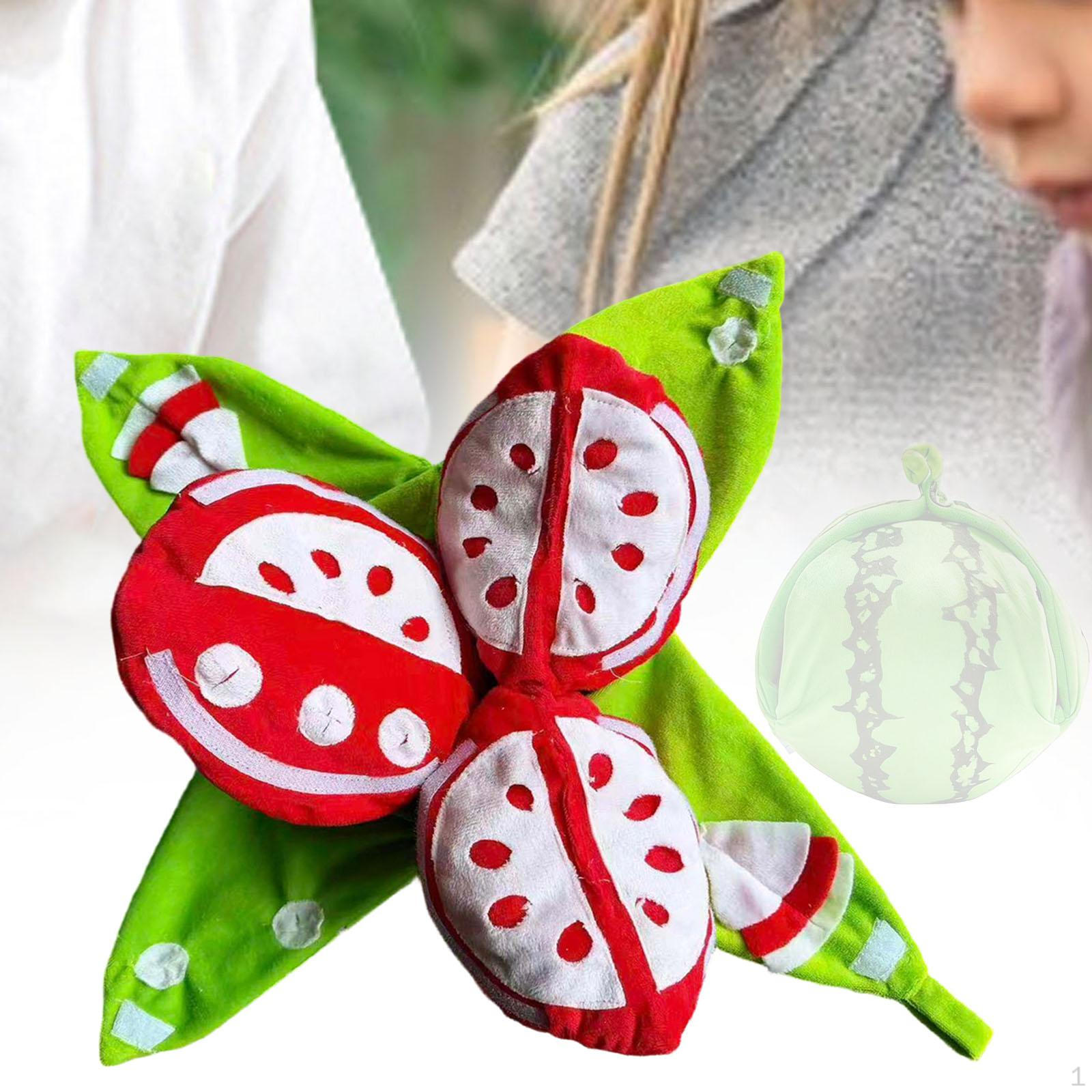 

Dog Squeaky Toy Pet Squeaker Interactive for Aggressive Chewers Watermelon
