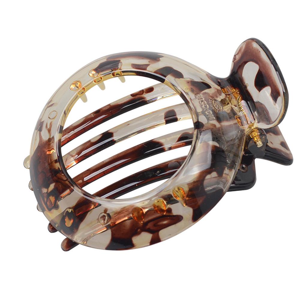 Hair Claw Clip Flat Clip Theme Hair Claw Clamp Elegant Wide Hair Holder Barrettes Strong Hold Hairpin for Girls