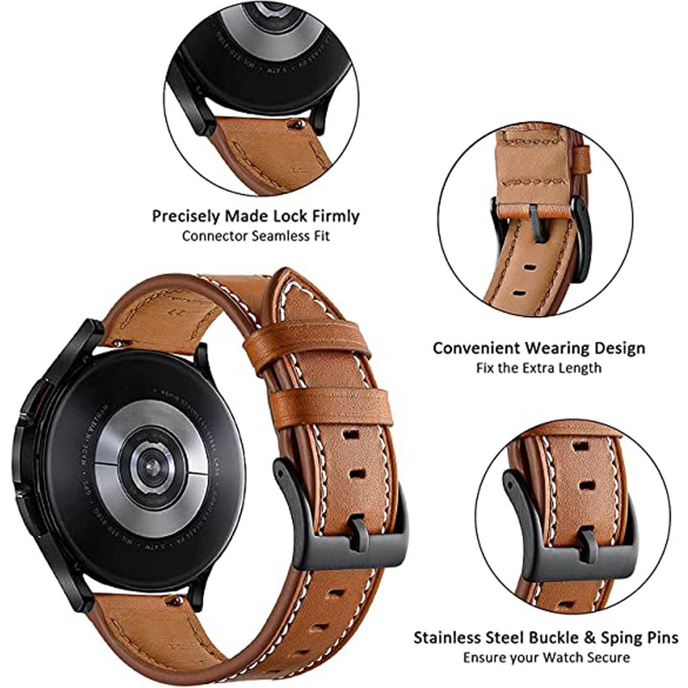 Leather Watch Band for Huawei Watch Ultimate 2 / 1 Breathable Soft 22mm Watchband Fit for Huawei Watch GT6 GT6Pro GT5/4/3/2 46mm