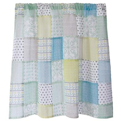 Sunny Day Fabric Cafe Curtain Rush Width 100cm X Length 70cm (green Pattern)