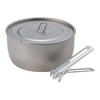 Soto Titanium Pot Deep Lightweight 0.3mm Compact Storage 1100ml Outdoor Camping Trekking SOD-531