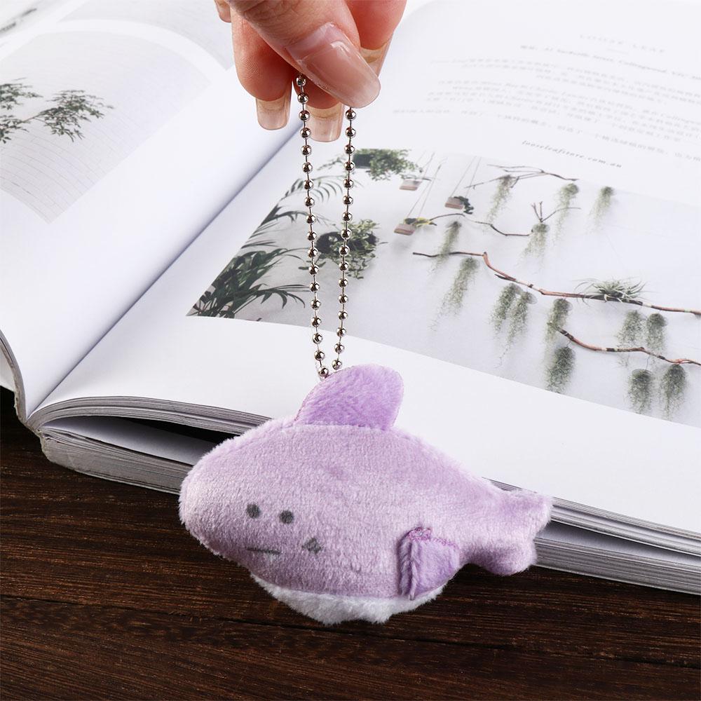 Cartoon Aquarium Plushies Pendant Plush Stuffed Backpack Decor Funny Fish Plush Keyring Unisex