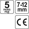 FOAM EARPLUGS 33DB 5 PAIRS - YT-7451