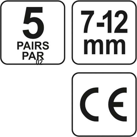 FOAM EARPLUGS 33DB 5 PAIRS - YT-7451