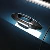 For Kia Sportage NQ5 -2026 Button Style Touch Style Exterior Door Handle Cover Carbon Fiber Bright Black Trim
